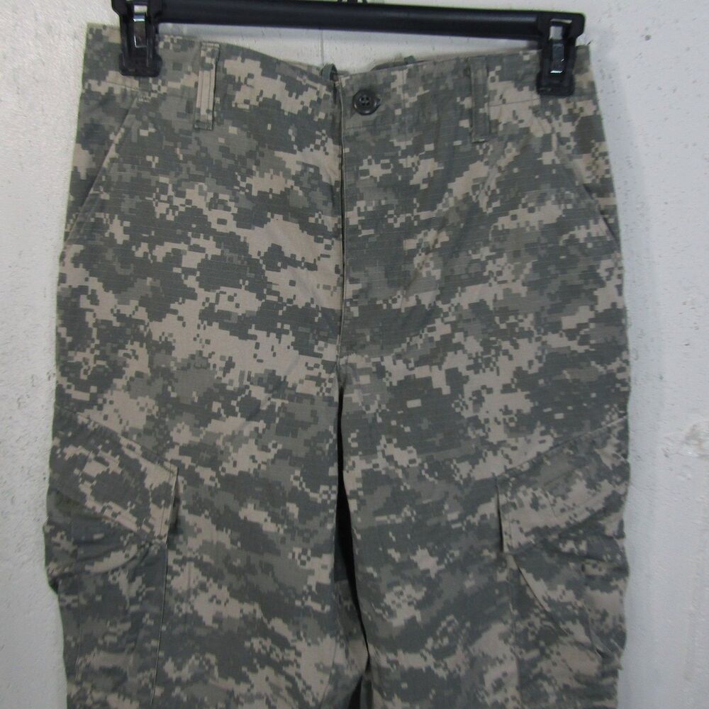 US Army ACU Digital Camo Combat Uniform Cargo Pants Trousers Men's Small Short